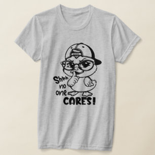 Camiseta Citação Engraçada de Pato Humor Sarcástico para Am