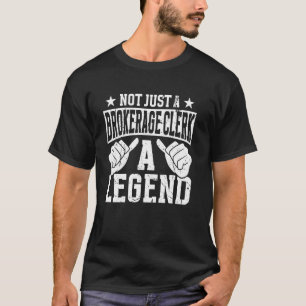 Camiseta Citação engraçada de profissão Corretor de valores