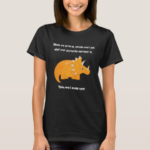 Camiseta Citação Engraçada do Dinossaur Triceratops Favorit