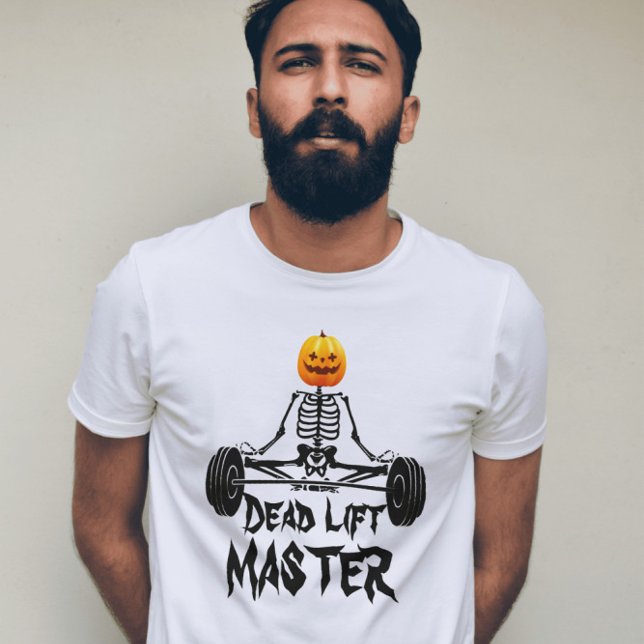 Camiseta Citação engraçada do ginásio Skeleton MORTO LIFT M (Criador carregado)