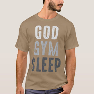 Camiseta Citação Engraçada Do Gym, Deus Dorme, Giro Legal W