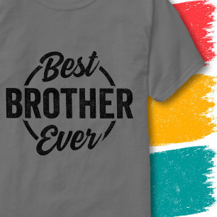 Camiseta Citação engraçada do irmão vintage melhor irmão de