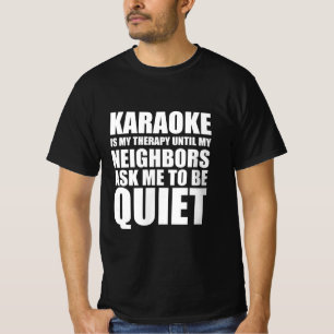 Camiseta Citação engraçada do Karaoke