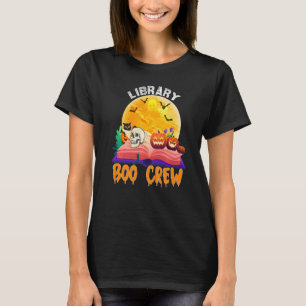 Camiseta Citação engraçada do livro, Biblioteca Boo Crew, l