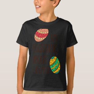 Camiseta Citação engraçada e fofa de Páscoa humorística est