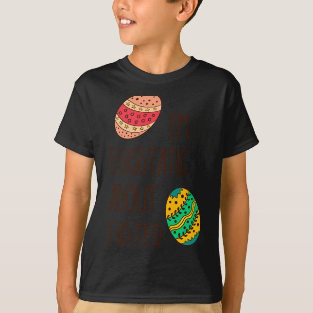 Camiseta Citação engraçada e fofa de Páscoa humorística est (Frente)