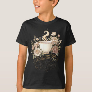 Camiseta Citação engraçada mulheres elegantes são o chá que