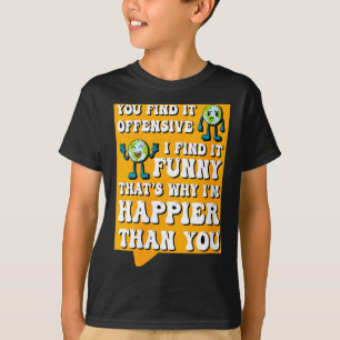 Camiseta Citação engraçada ofensiva sarcástica humor femini