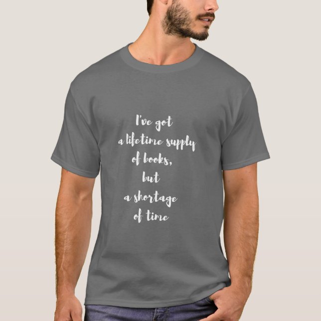 Camiseta Citação engraçada para Addicto Livro Amadurece Scr (Frente)