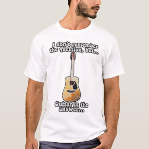 Camiseta Citação engraçada para guitarristas.