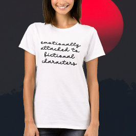 Camiseta Citação Engraçada para o Script Moderno de Amantes