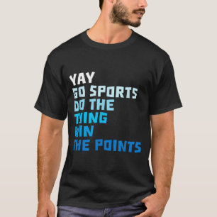 Camiseta Citação Esportiva Divertida Futebol Beisebol Legal