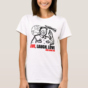Camiseta Citação Estética de Texto Viva Rie Ama