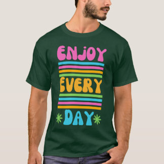 Camiseta Citação Estética Retro Colorida retro