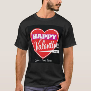 Camiseta Citação Feliz Dia dos Namorados – Design de Amor e