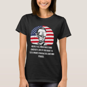 Camiseta Citação Fictícia do Lincoln Futurística VR