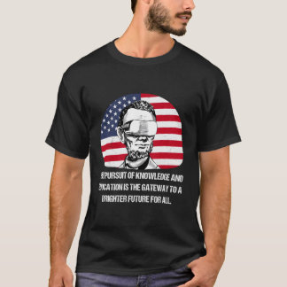 Camiseta Citação Fictícia Vr de Lincoln Futurística