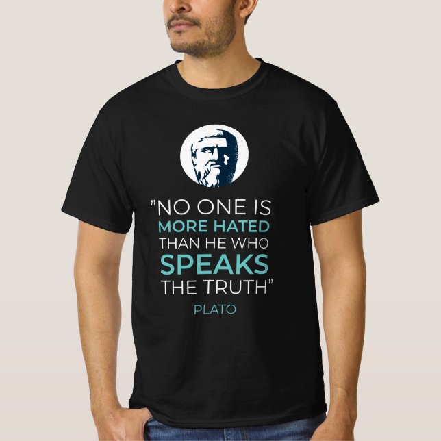 Camiseta Citação Filosofia de Platão Truth (Frente)