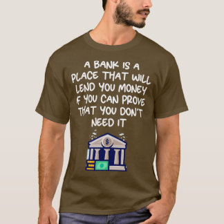 Camiseta citação financeira engraçada 14