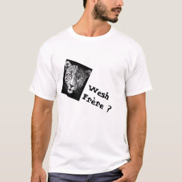 Camiseta Citação francesa branca