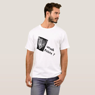 Camiseta Citação francesa branca
