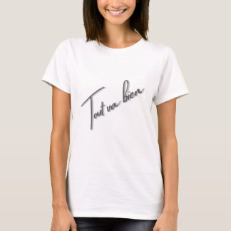 Camiseta Citação Francesa – Calma e Chique