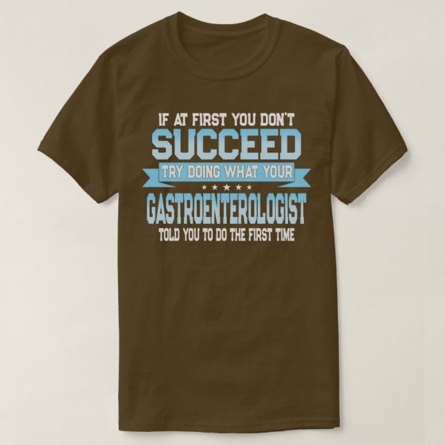 Camiseta Citação Gastroenterologista Funny (Frente do Design)