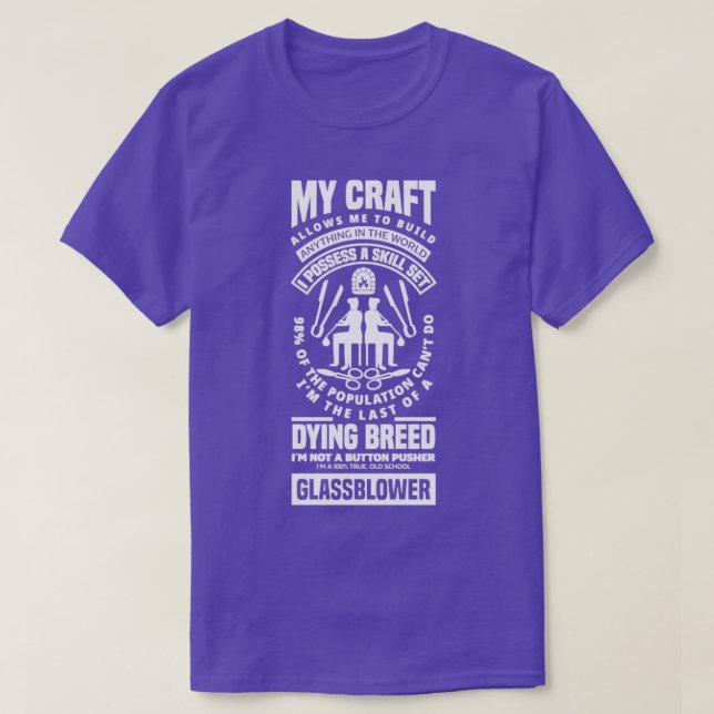 Camiseta Citação Glassbling Glassworking (Frente do Design)
