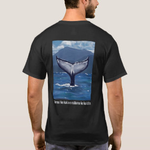 Camiseta Citação Havaiana Cauda de Baleia Jubarte