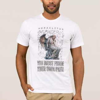 Camiseta Citação Heraclitus - Fortaleça Seu Próprio Caminho