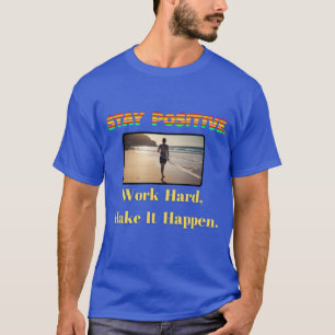 Camiseta Citação Inspiracional Mantenha Uma Teia Gráfica Po