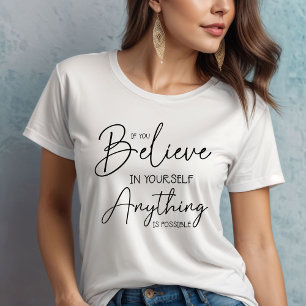 Camiseta Citação inspiradora