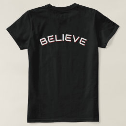 Camiseta Citação Inspiradora 'Acredite'