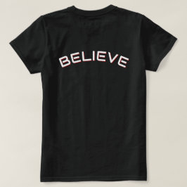 Camiseta Citação Inspiradora 'Acredite'
