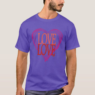 Camiseta Citação Inspiradora de Amor Amor