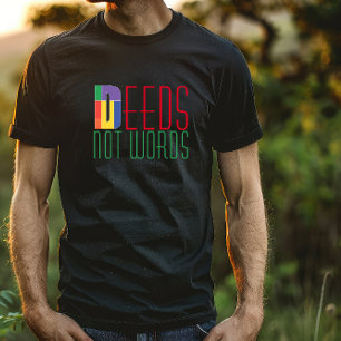 Camiseta Citação Inspirativa Não é Palavra