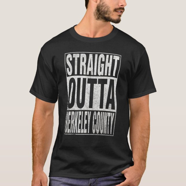Camiseta Citação Legal do CONDADO DE HETERO OUTTA BERKELEY (Frente)