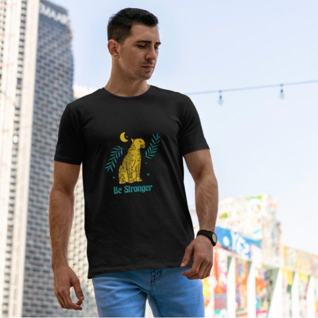 Camiseta Citação Mais Forte do Tiger (Criador carregado)