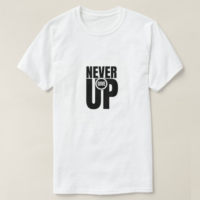 Camiseta citação motivacional (Frente do Design)