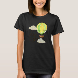 Camiseta Citação Motivacional de Passeio de Balão Balão de