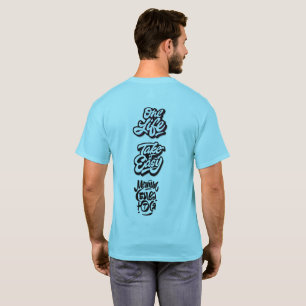 Camiseta Citação Motivacional de Tipografia Retro com Estil