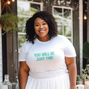 Camiseta Citação Motivacional e Cartas de Bloco de Incentiv