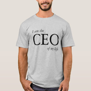 Camiseta Citação Motivacional Eu sou o CEO da minha Vida