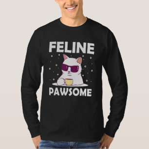 Camiseta Citação Motivacional Felina Incrível Gato Trocadil