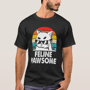 Camiseta Citação Motivacional Feline Incrível Cat Pun Inspi