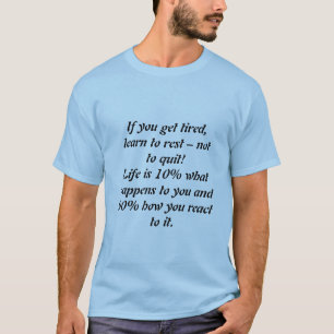 Camiseta Citação Motivacional Inspiradora