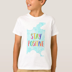 Camiseta Citação motivacional positiva pintada