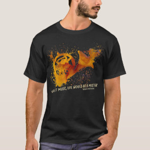 Camiseta Citação musical com trompa francesa