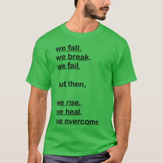 Camiseta Citação nós caímos garota