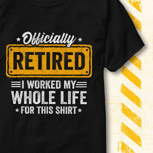 Camiseta Citação Oficial de Aposentadoria da Vida Divertida